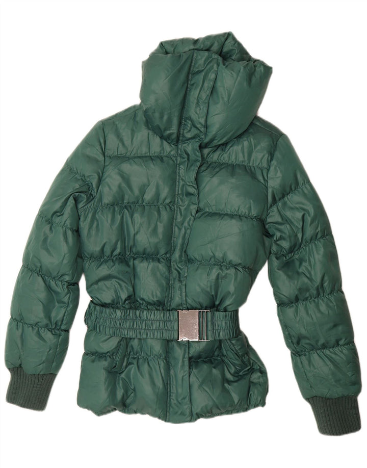 Giacca imbottita da donna Sisley UK 16 grande verde