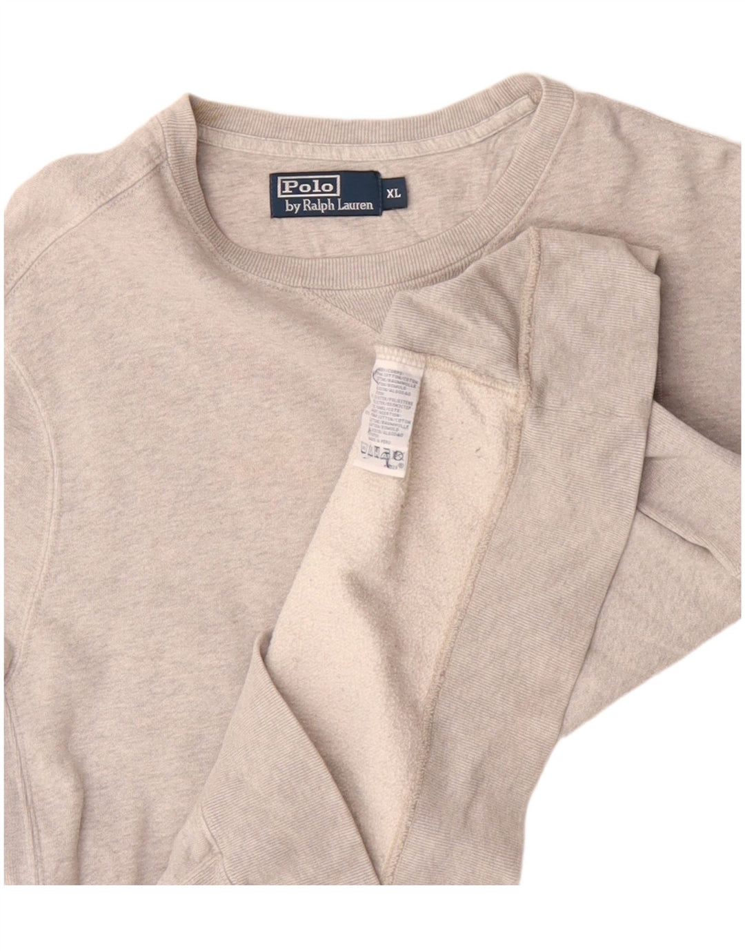 Polo Ralph Lauren Felpa da uomo Maglione XL Cotone grigio