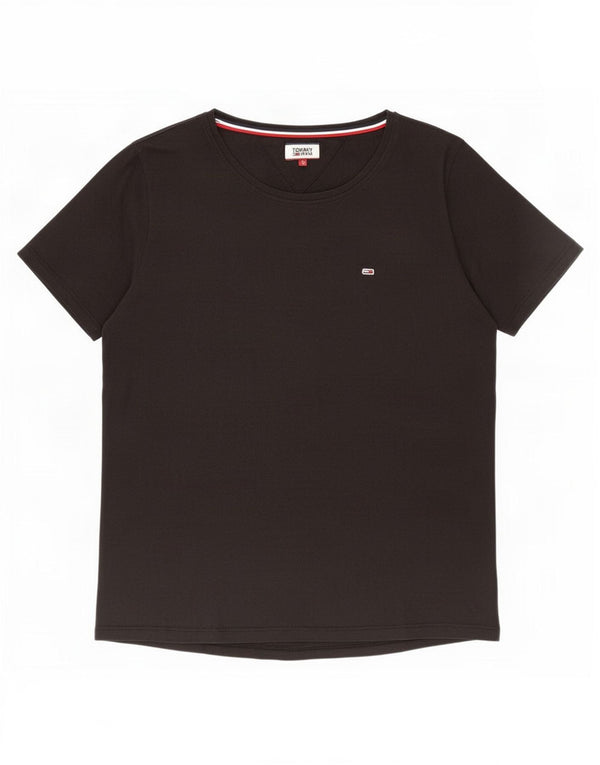 Maglietta da donna Tommy Hilfiger Top UK 16 grande nera