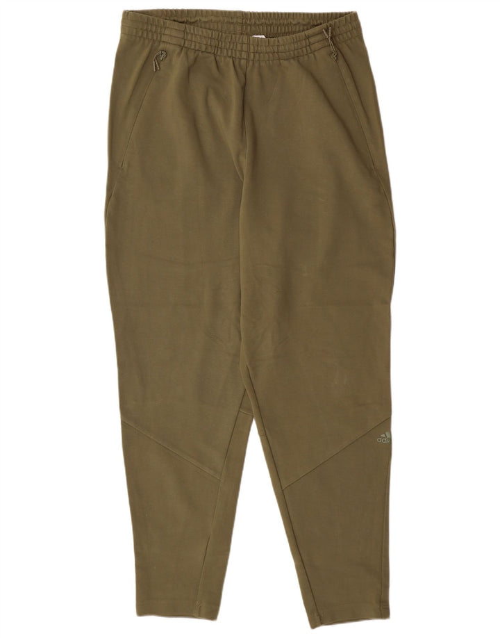 Pantaloni da tuta da uomo ADIDAS grandi in rayon kaki