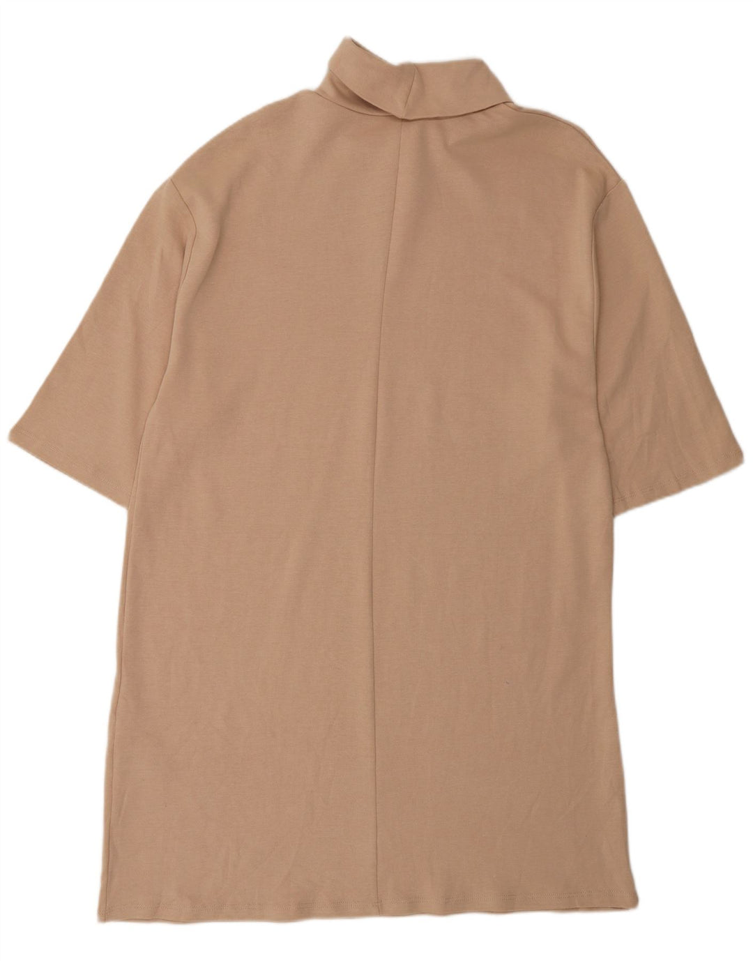 Abito a trapezio da donna Zara UK 16 grande in cotone beige