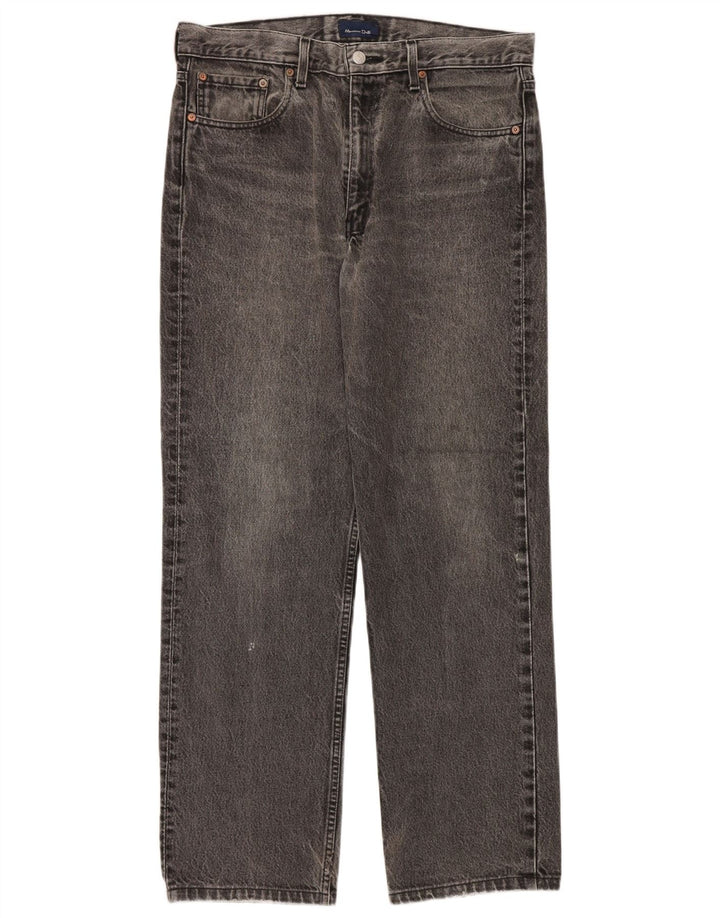 Jeans dritti da uomo Massimo Dutti EU 44 Large W34 L30 Grigio