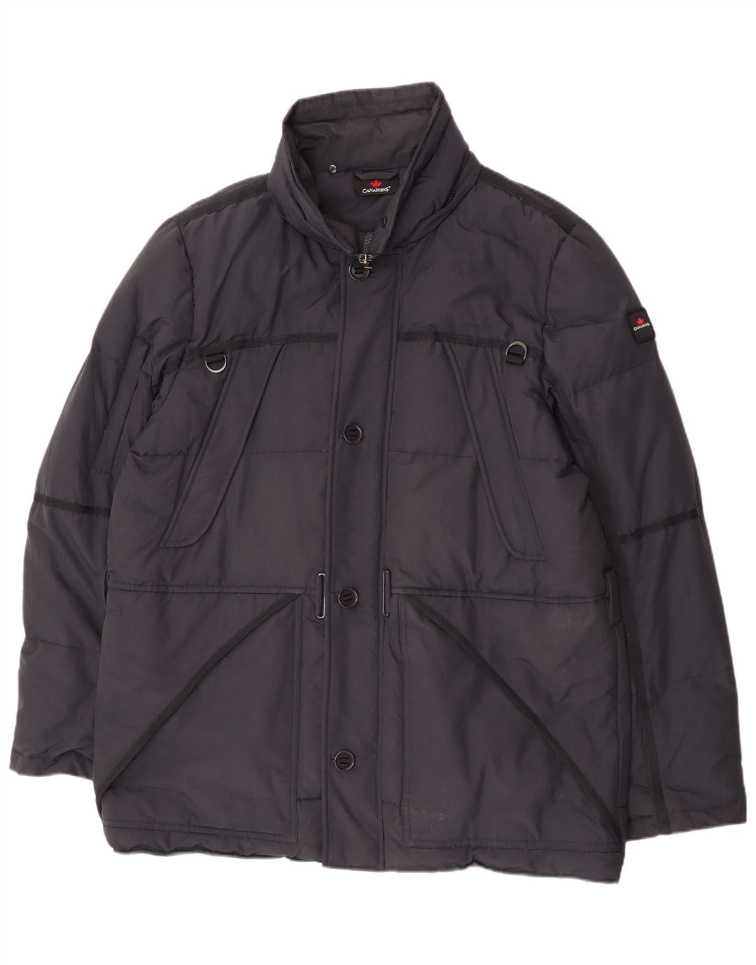 Giacca imbottita da uomo Canadiens UK 42 XL Cotone blu navy