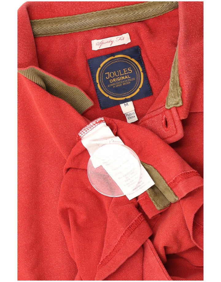 Polo da uomo Joules in cotone rosso medio