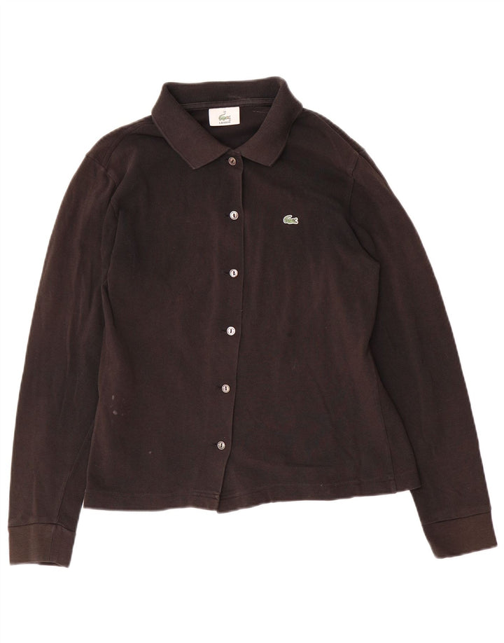 Camicetta da donna Lacoste taglia 38 media cotone nero