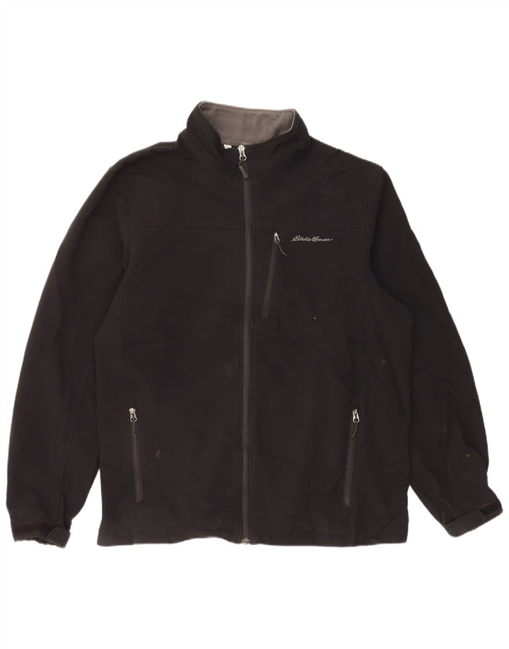 Giacca a vento da uomo EDDIE BAUER UK 42 XL Poliestere nero