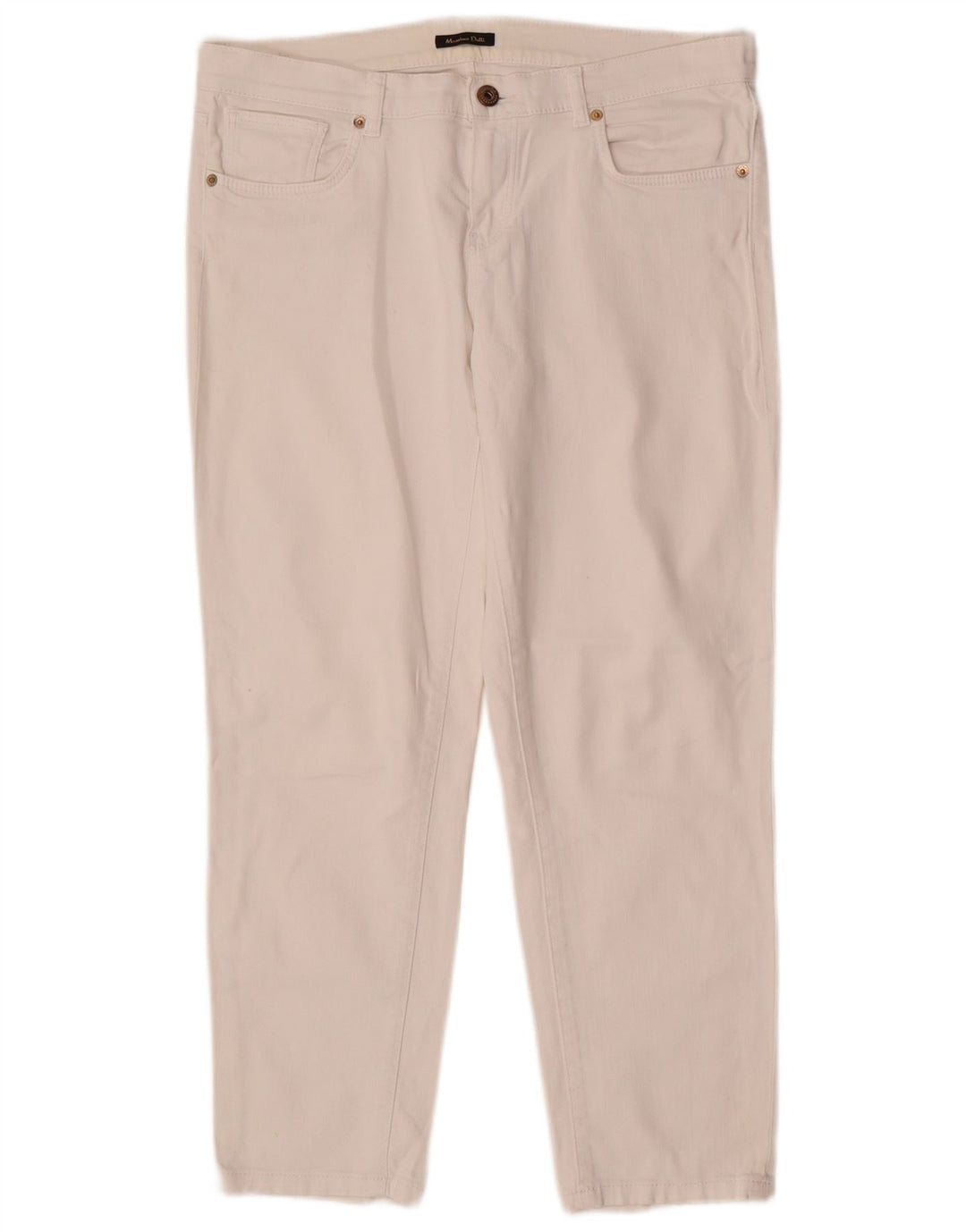 Jeans slim da donna Massimo Dutti EU 40 medio W30 L26 bianco