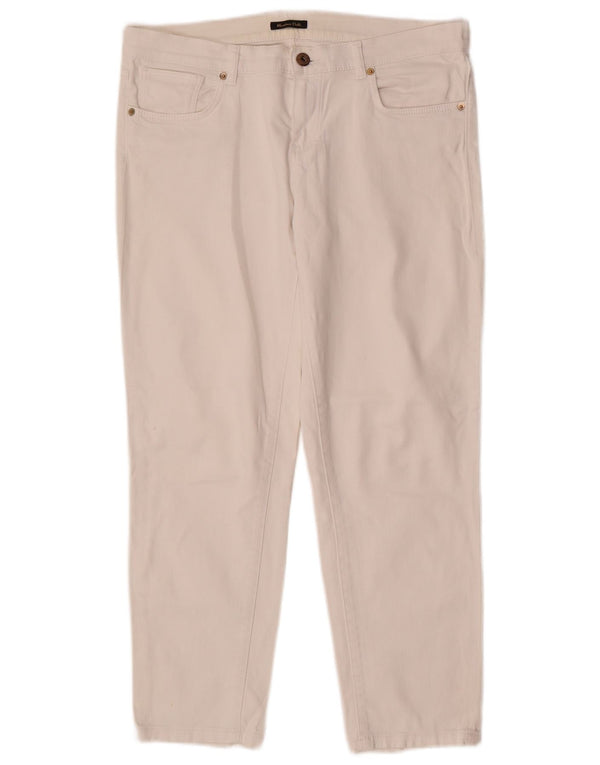 Jeans slim da donna Massimo Dutti EU 40 medio W30 L26 bianco