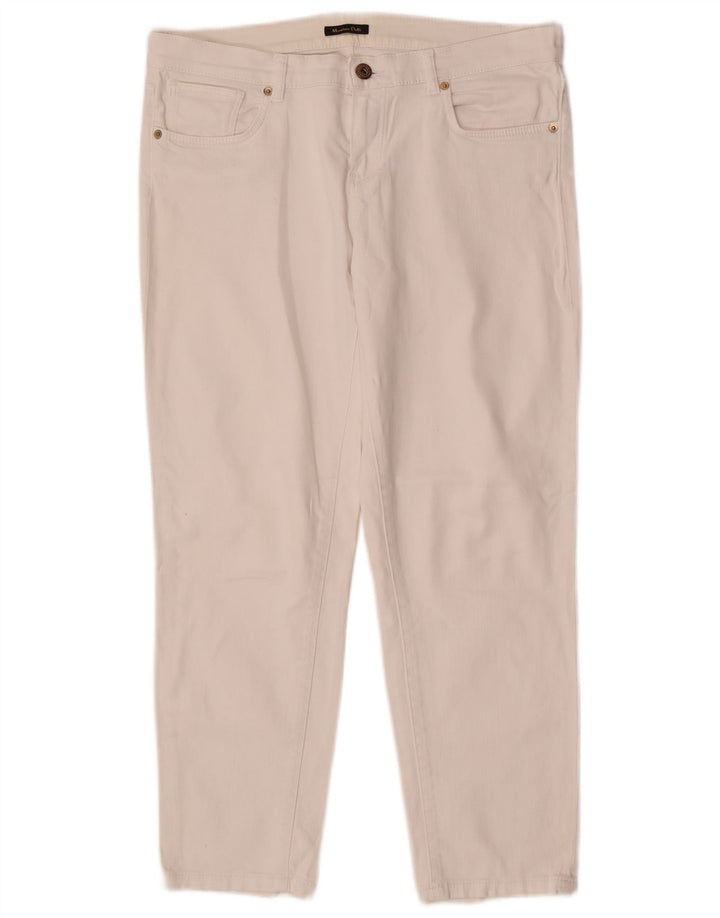 Jeans slim da donna Massimo Dutti EU 40 medio W30 L26 bianco