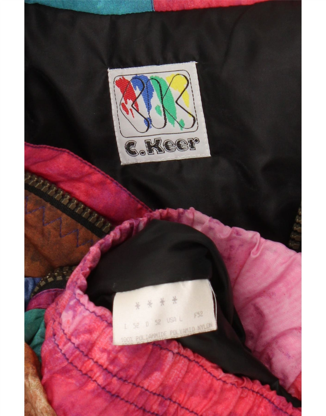 Gilet multiuso da uomo C.Keer IT 52 XL Poliammide color block multicolore