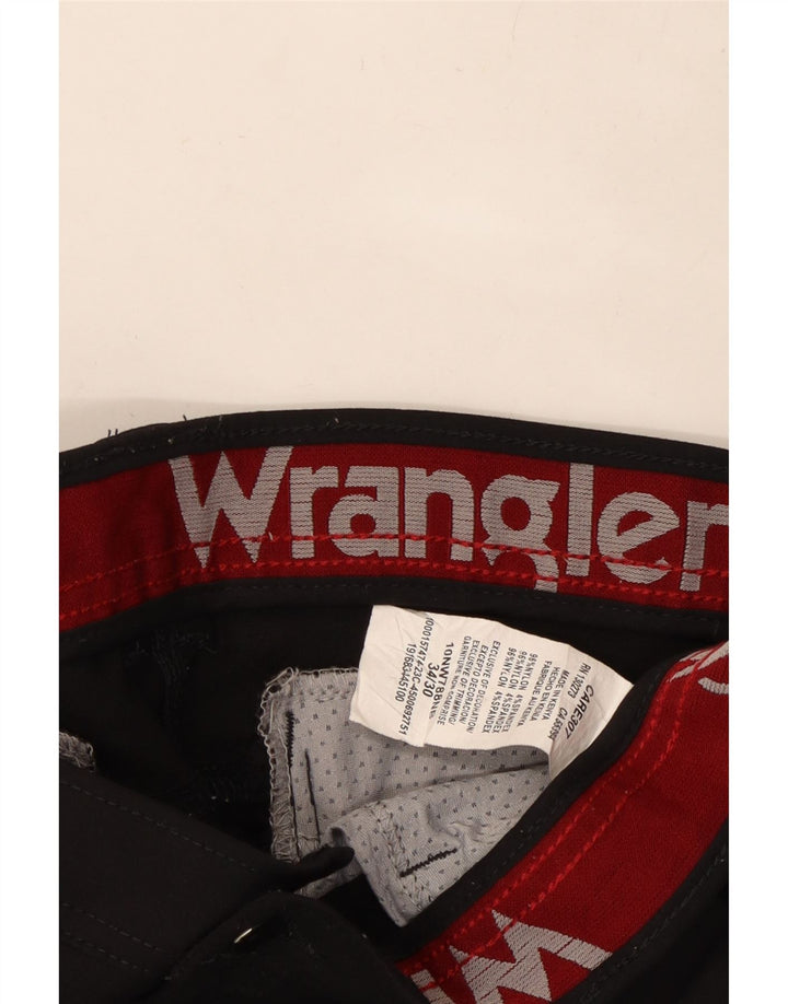 Pantaloni cargo slim da uomo WRANGLER W34 L30 nylon nero