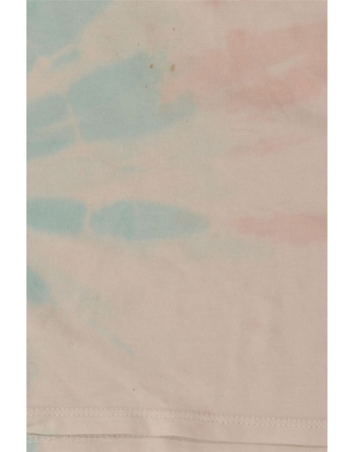Levi's T-shirt da donna Top UK 14 Medium White Tie Dye Cotton
