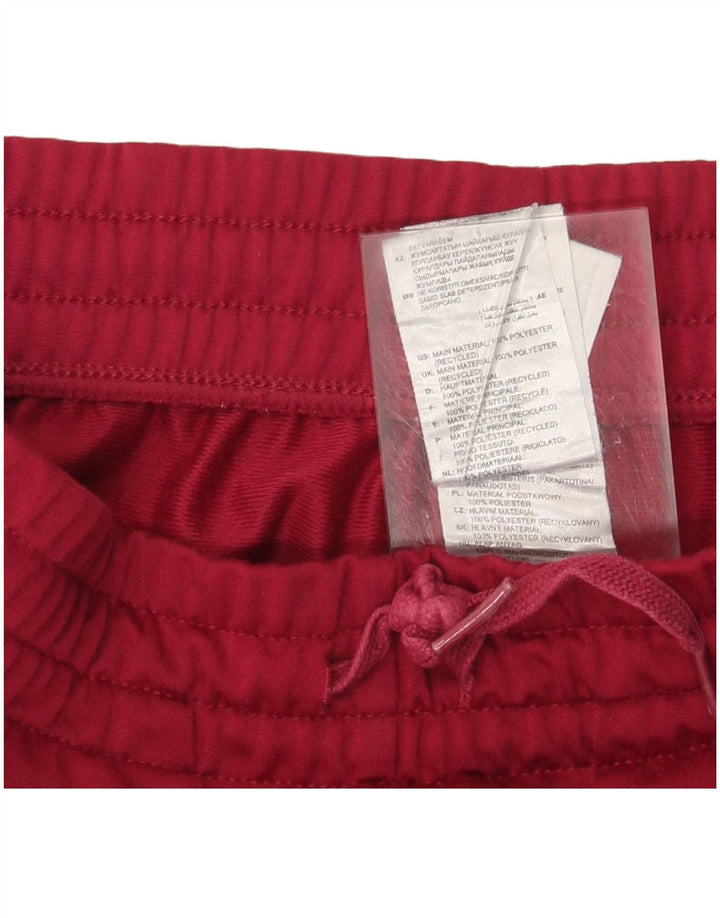 Pantaloni da tuta da donna Adidas UK 8/10 Small Maroon Poliestere