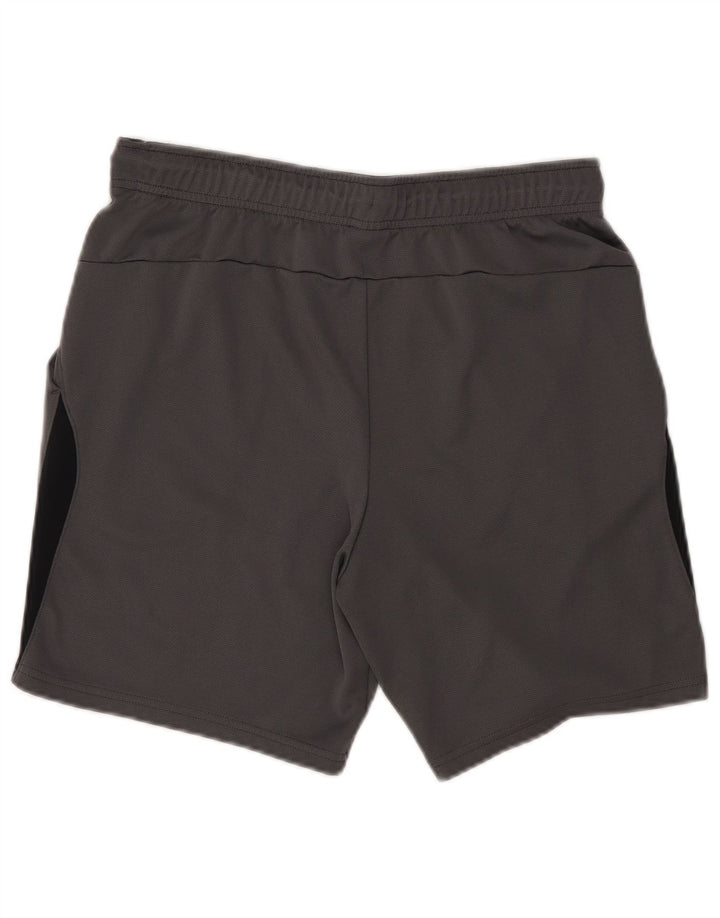 Pantaloncini sportivi Nike Dri Fit da uomo in poliestere color block grigio medio