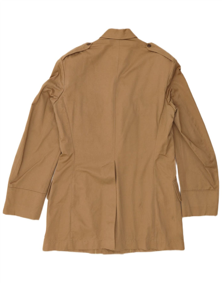 Giacca militare vintage da uomo IT 44 XS Beige