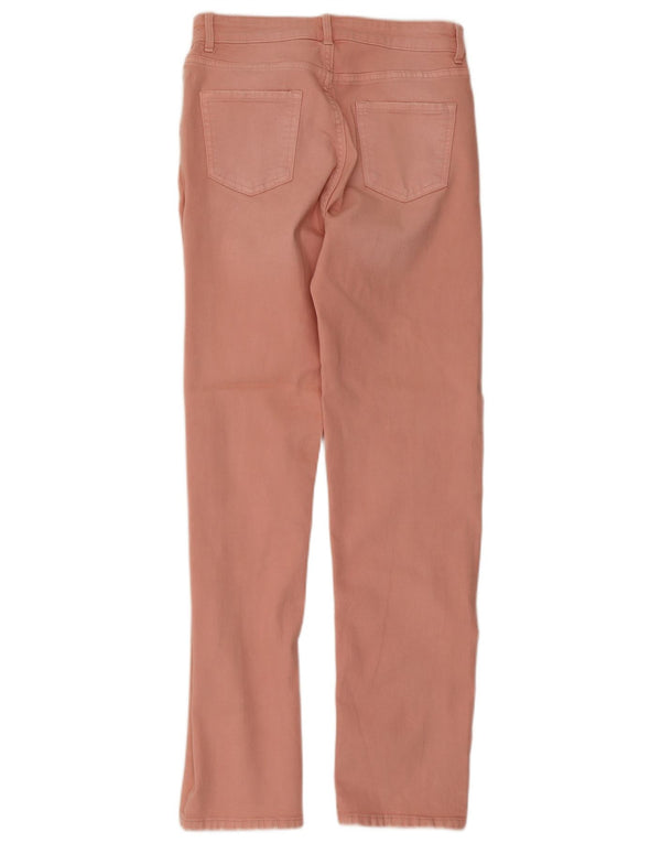 Jeans dritti vestibilità regolare da donna Marks & Spencer UK 10 piccoli W28 L31 Rosa