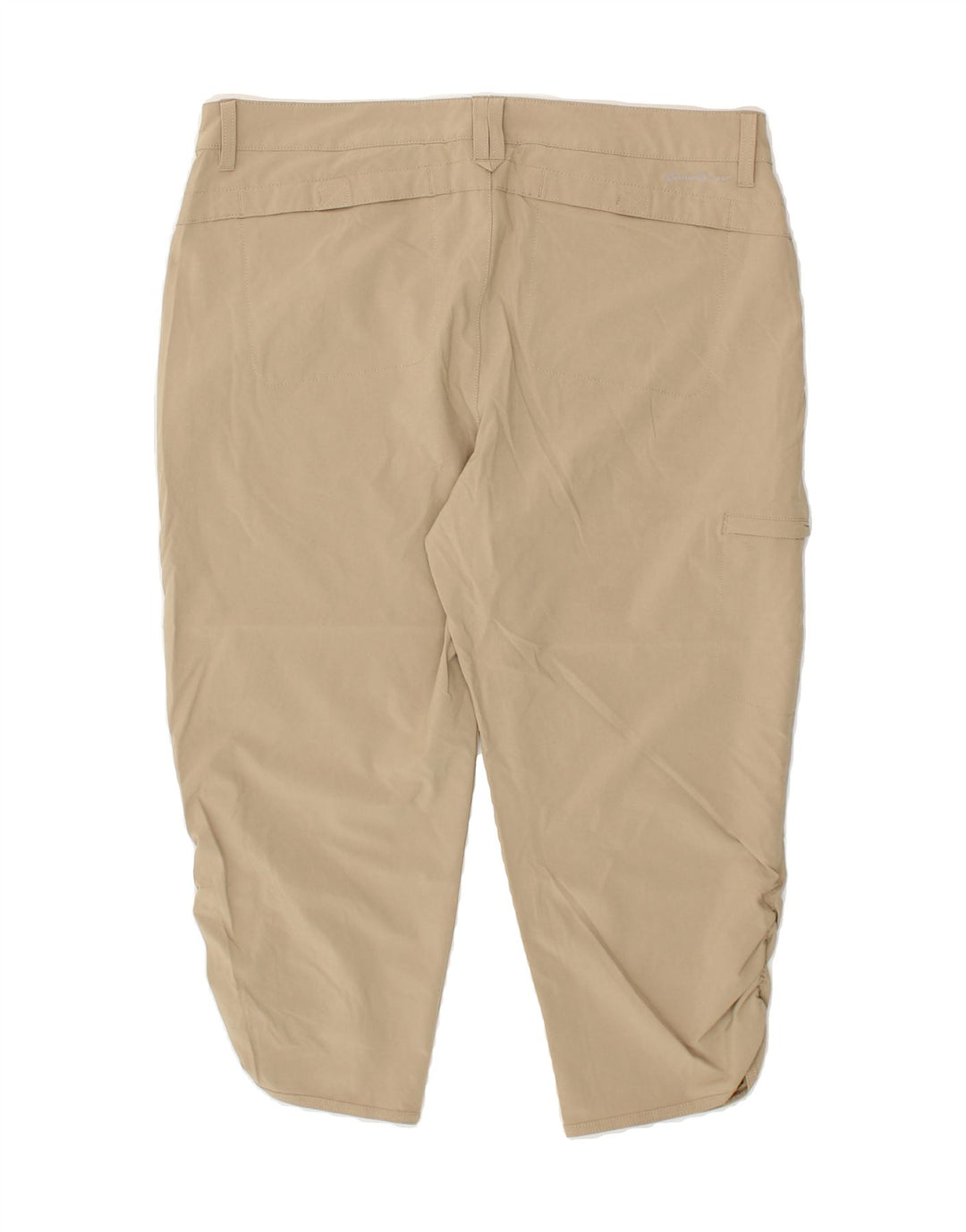 EDDIE BAUER Womens Cargo Capri Trousers US 12 Large W34 L21 Beige Vintage Eddie Bauer and Second-Hand Eddie Bauer from Messina Hembry 