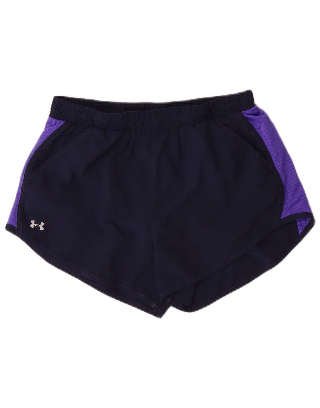 Pantaloncini sportivi da donna UNDER ARMOUR UK 12 Medium Blu Navy Colorblock