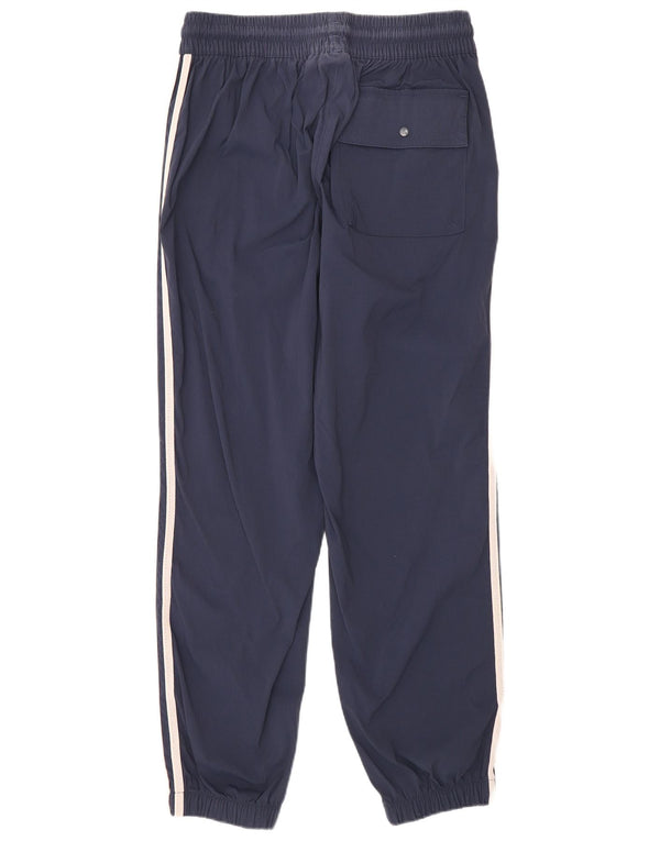 Pantaloni da tuta da uomo Adidas Joggers medi in poliestere blu navy