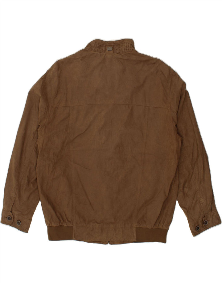 PIERRE CARDIN Giubbotto Bomber Uomo IT 56 3XL Marrone Poliammide