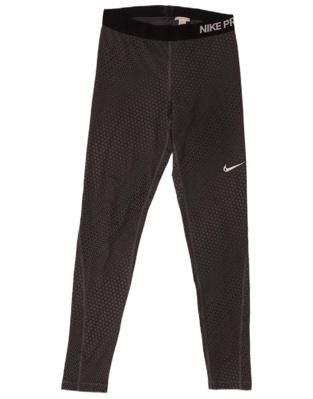 Leggings grafici da donna NIKE UK 12 Grigio medio geometrico