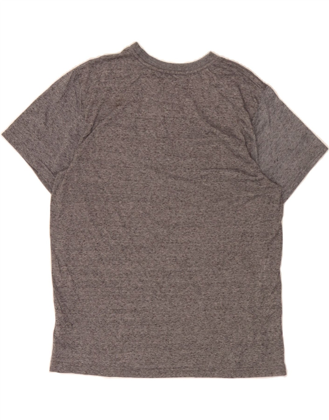 HURLEY Mens T-Shirt Top Large Grey Flecked Polyester Vintage Hurley and Second-Hand Hurley from Messina Hembry 