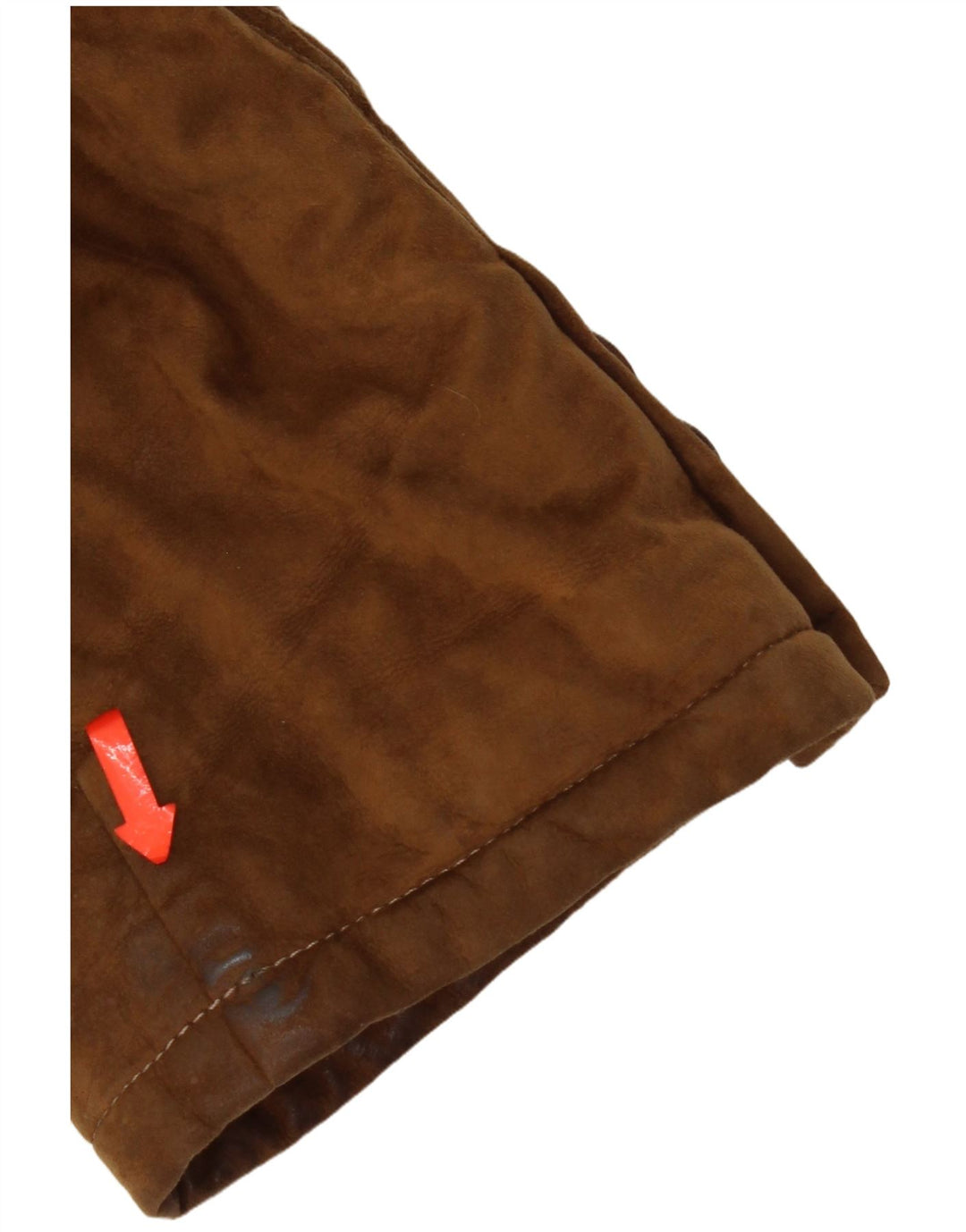 Giacca vintage in pelle scamosciata da uomo taglia 60 3XL in pelle marrone