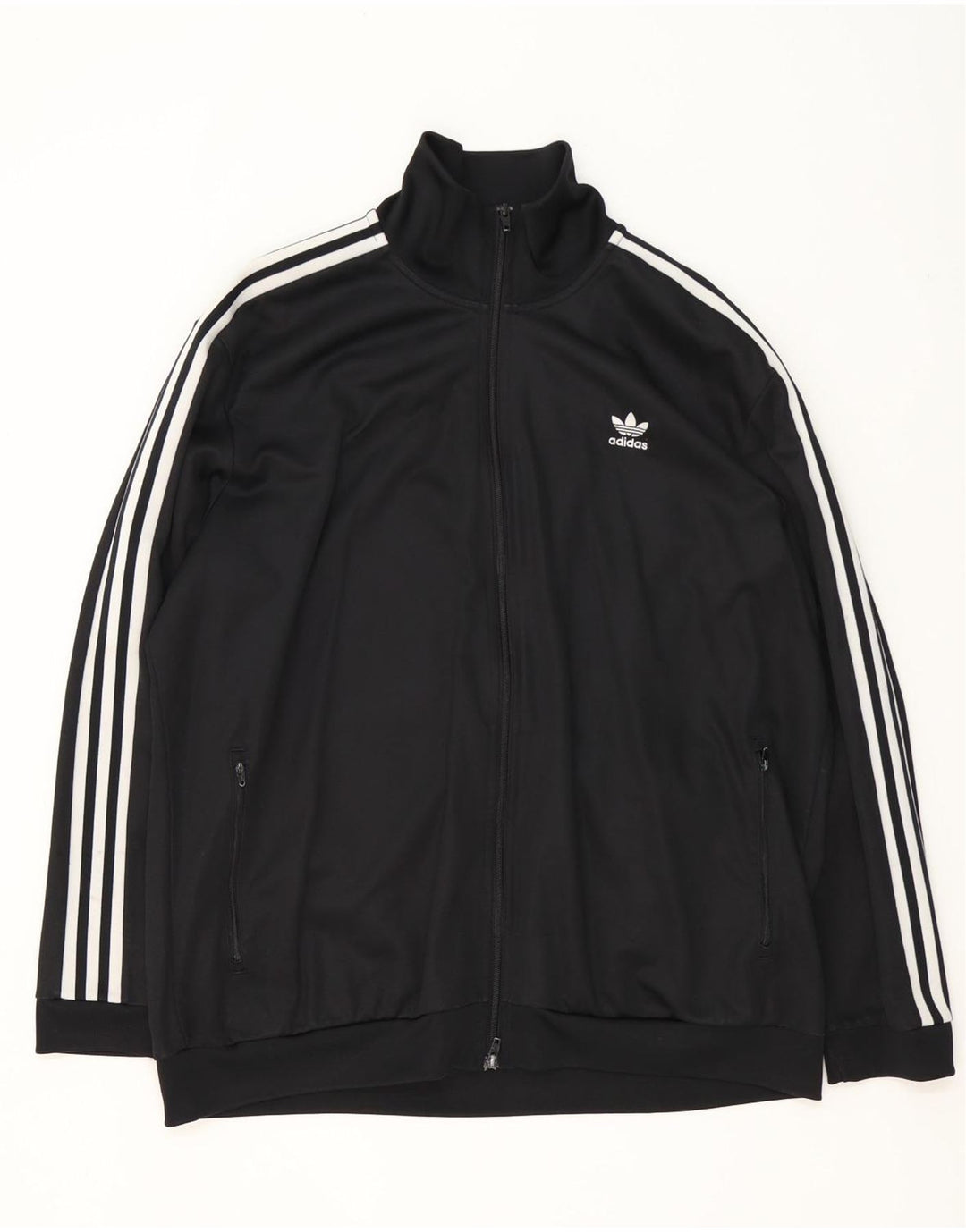 Giacca da ginnastica da uomo Adidas 2XL nera in poliestere