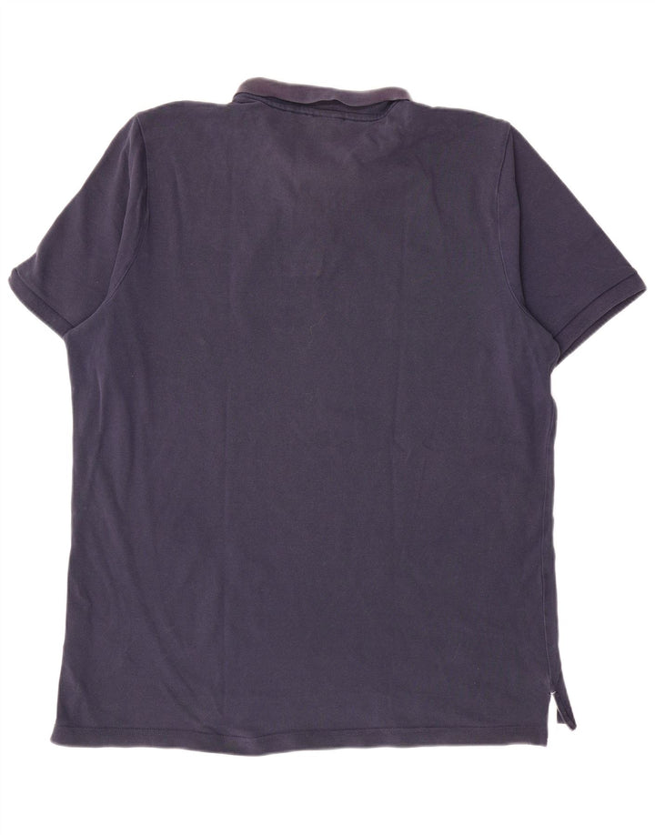 Polo Nike da uomo XL in cotone blu navy