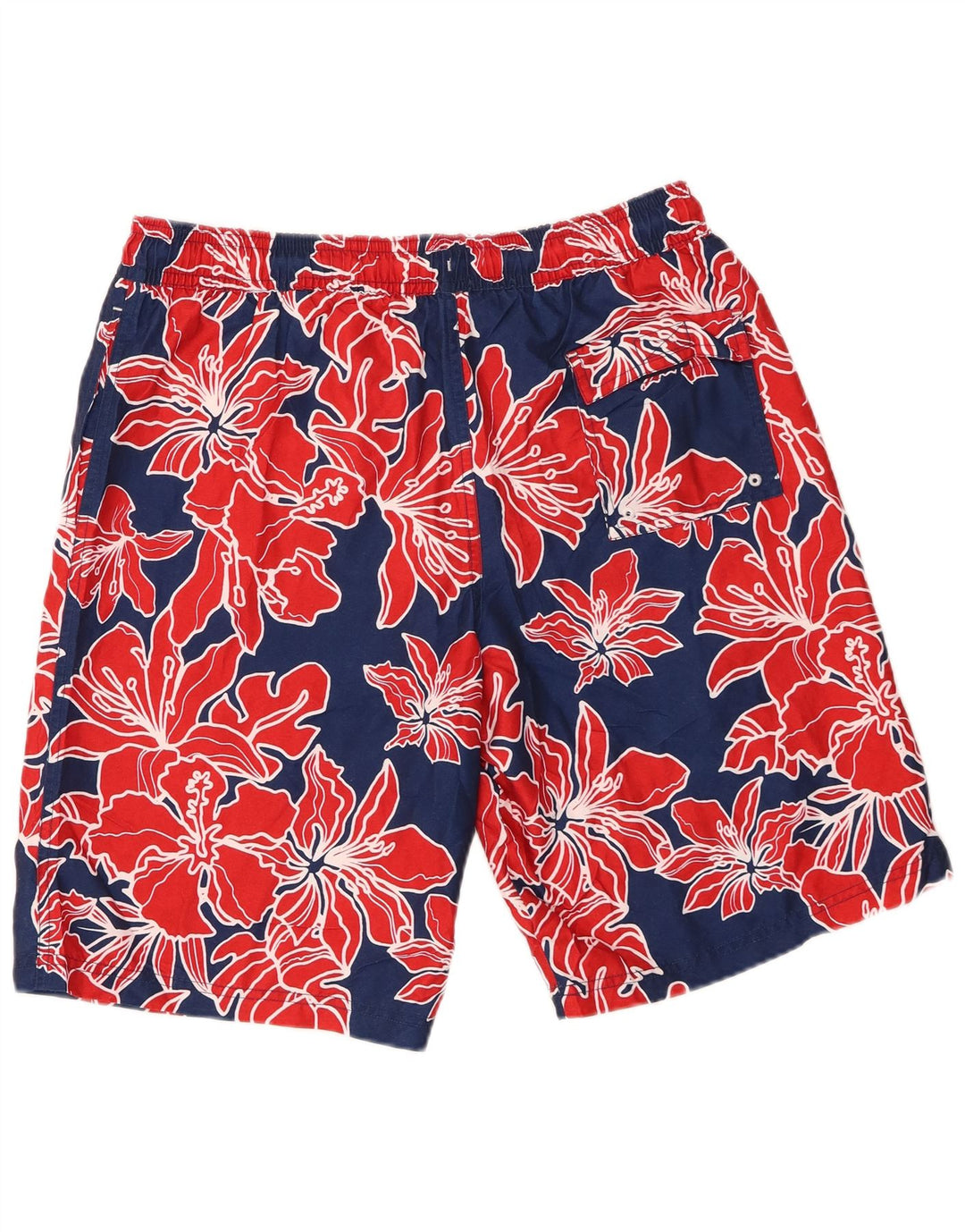 Pantaloncini da bagno da uomo Marks & Spencer medio poliestere floreale blu navy