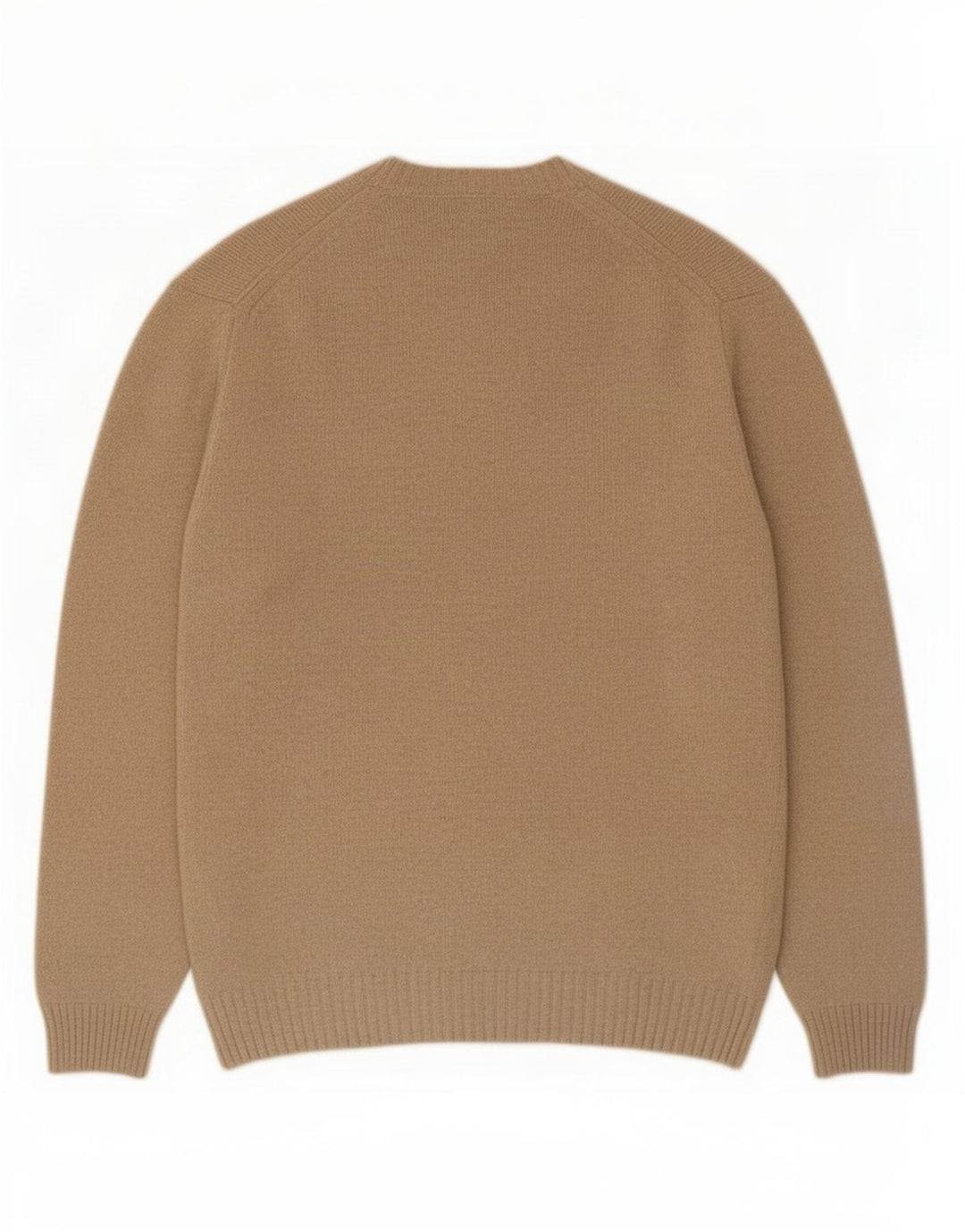 Maglione maglione girocollo da uomo Zara XL in lana beige