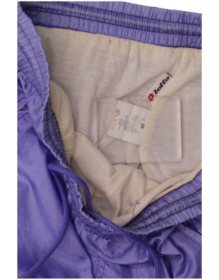 Pantaloni da tuta da uomo Lotto Joggers piccoli in poliestere viola