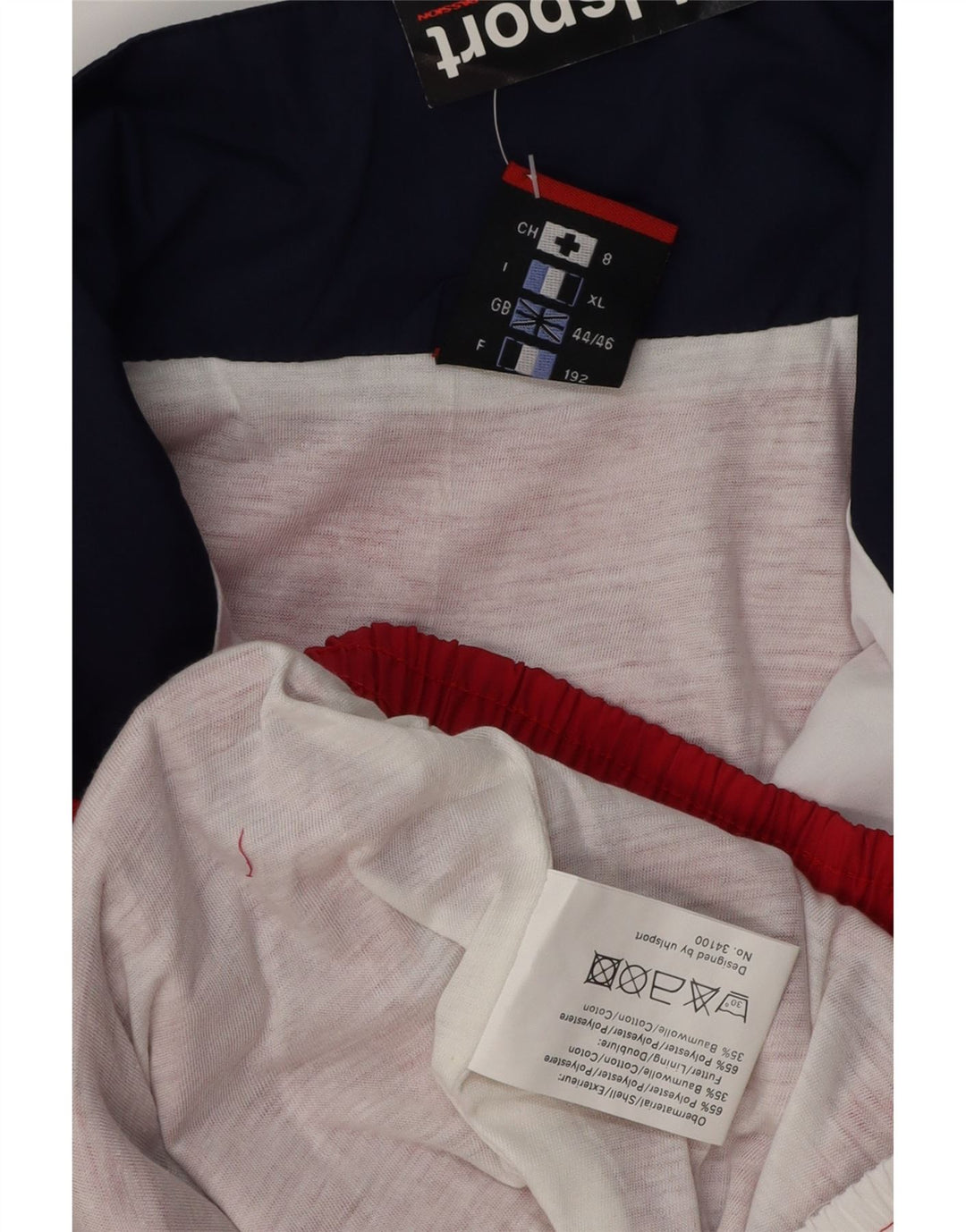 Giacca da tuta da uomo UHLSPORT UK 44/46 XL multicolore Colourblock