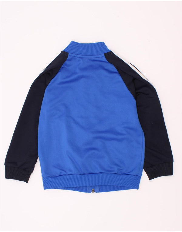 Giacca da tuta da ragazzo Adidas 2-3 anni in poliestere color block blu