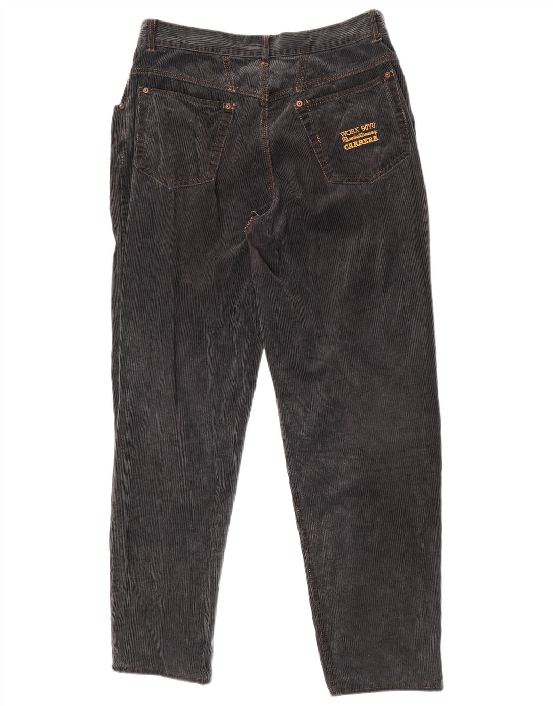 Pantaloni dritti da uomo in velluto a coste Carrera W33 L31 Grigi