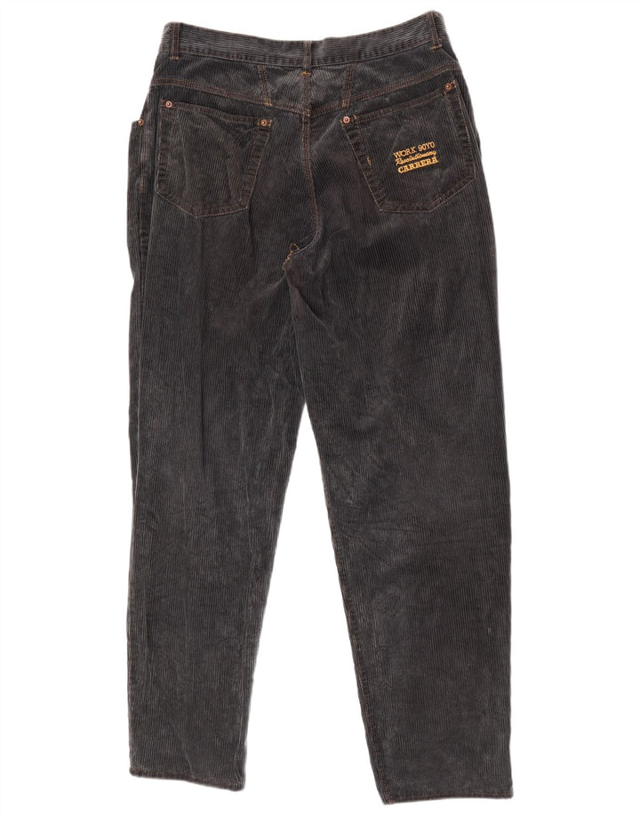 Pantaloni dritti da uomo in velluto a coste Carrera W33 L31 Grigi