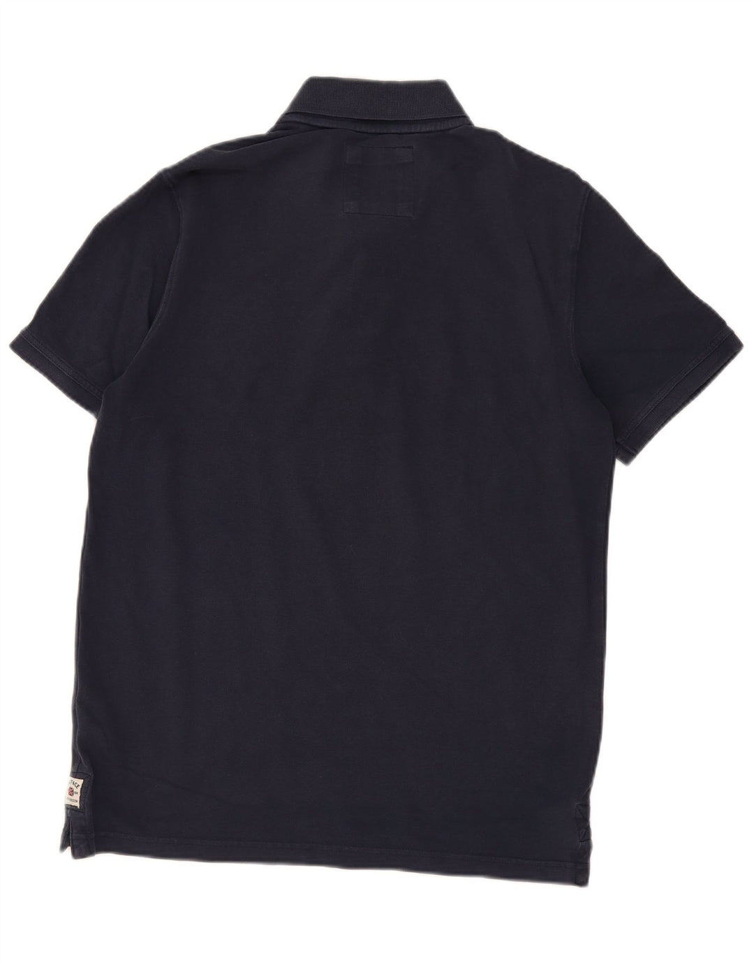 Polo da uomo Fat Face grande in cotone blu navy