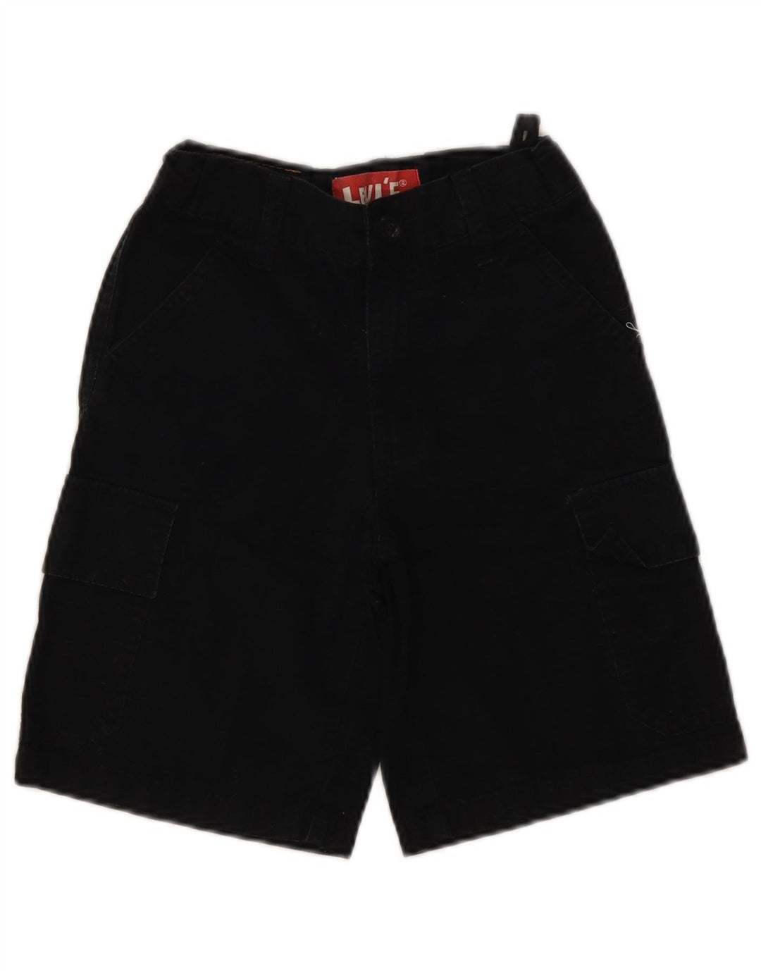Pantaloncini cargo Levi's per ragazzi 7-8 anni W24 L8 cotone nero