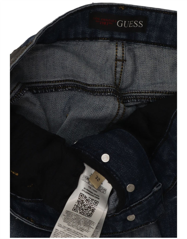 Jeans slim da uomo Guess W32 L32 cotone blu