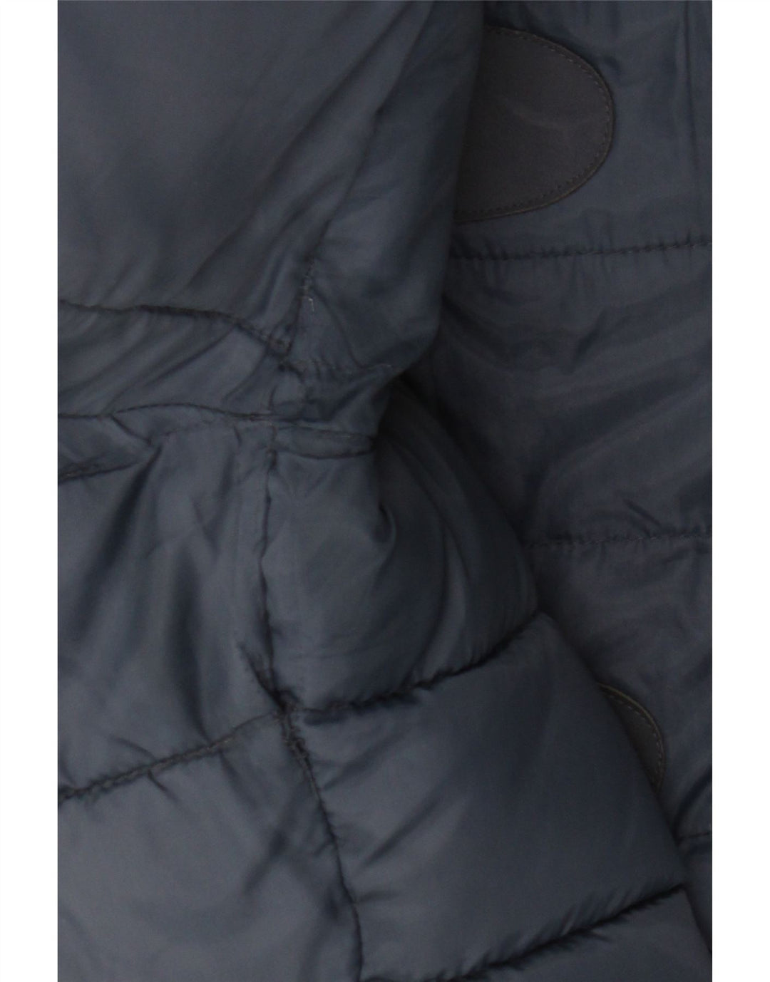 Giacca imbottita con cappuccio da donna Superdry UK 14 grande poliestere blu navy