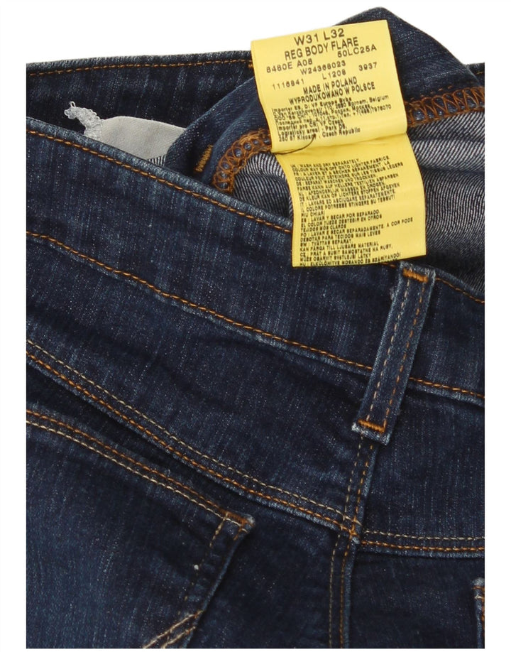 Jeans svasati da donna Wrangler W31 L32 cotone blu navy