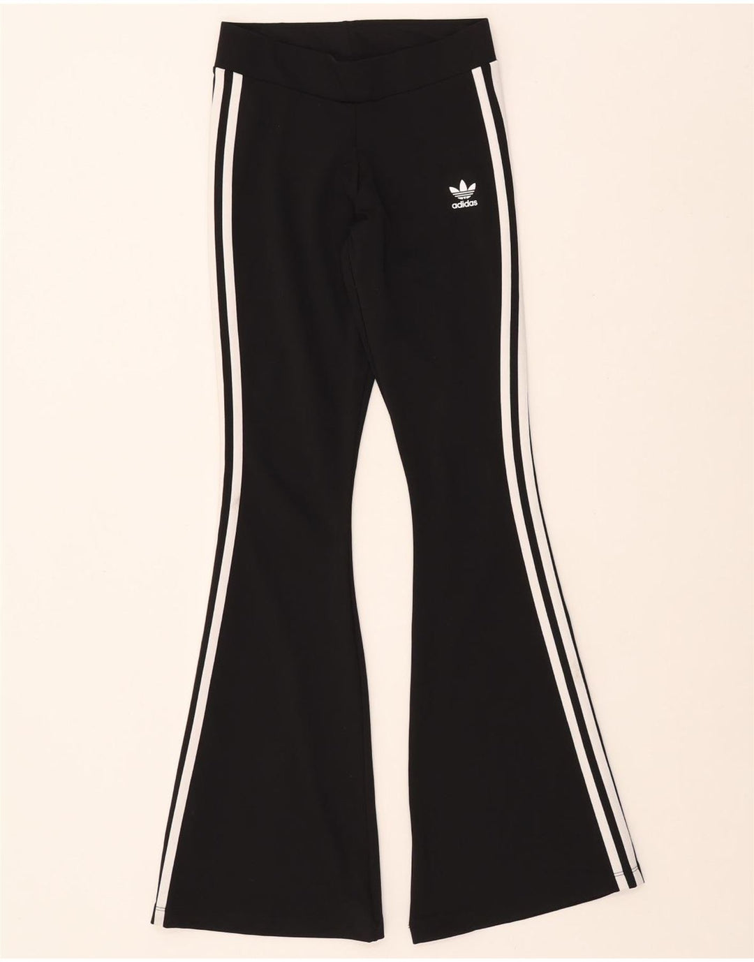 Leggings svasati da donna ADIDAS UK 6 XS poliestere nero