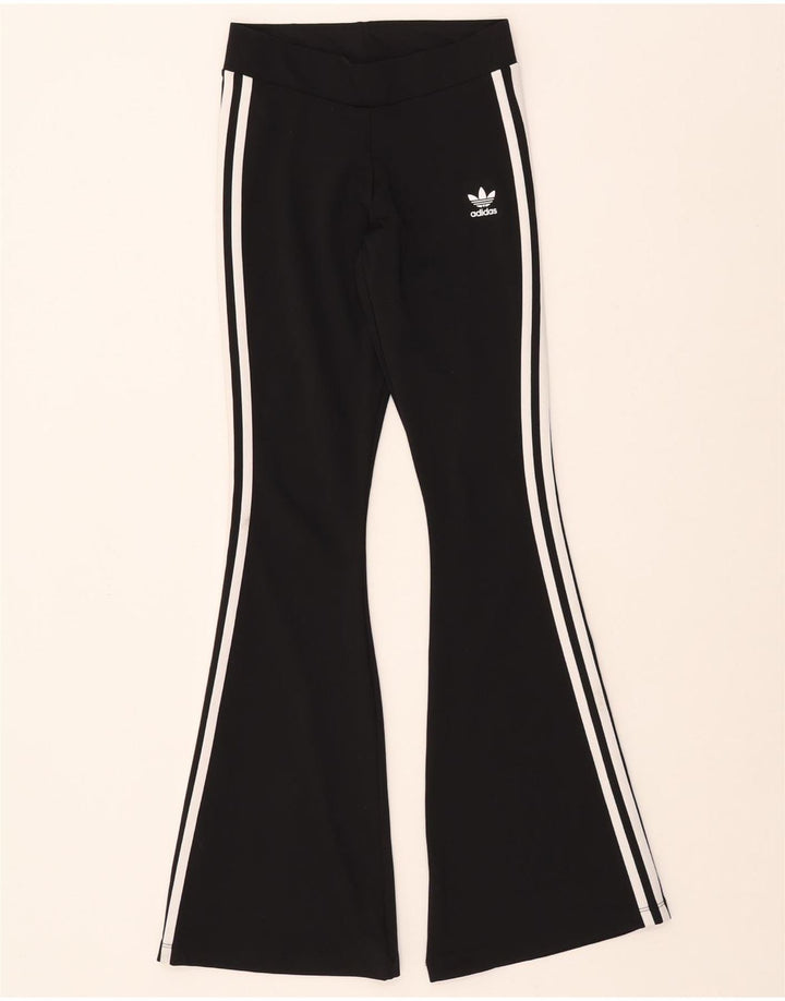 Leggings svasati da donna ADIDAS UK 6 XS poliestere nero