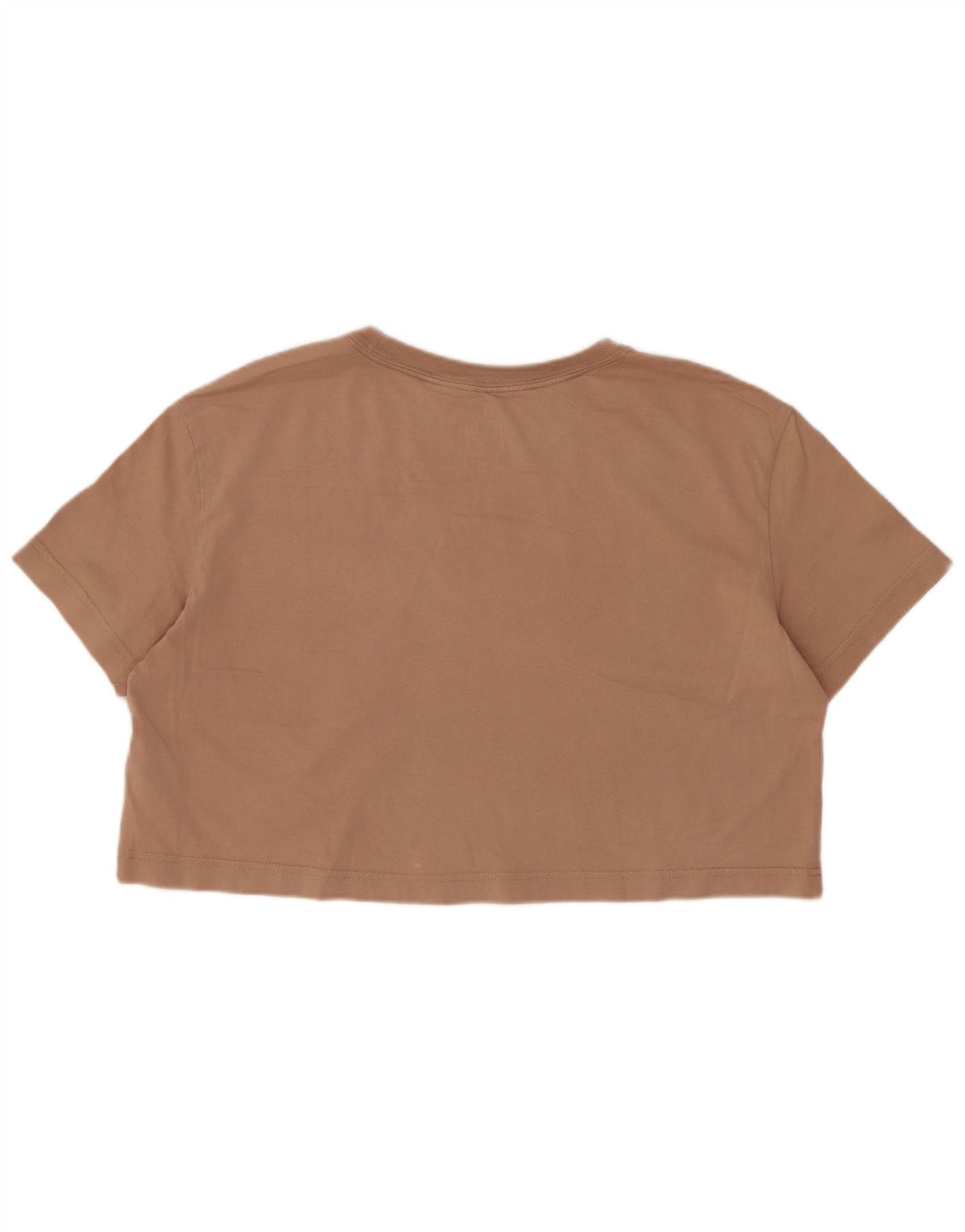 T-shirt grafica corta Nike da donna UK 14 cotone beige medio