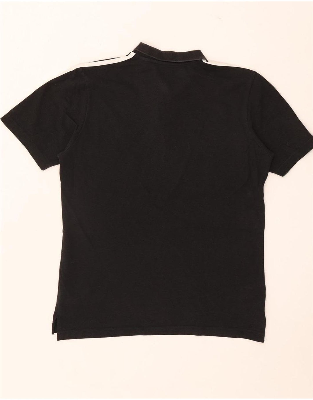 Polo Adidas da uomo piccola in cotone nero