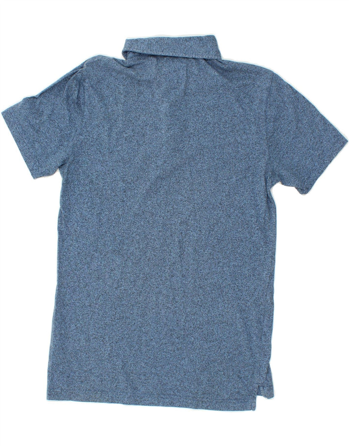 LEVI'S Mens Polo Shirt Small Blue Flecked Cotton Vintage Levi's and Second-Hand Levi's from Messina Hembry 