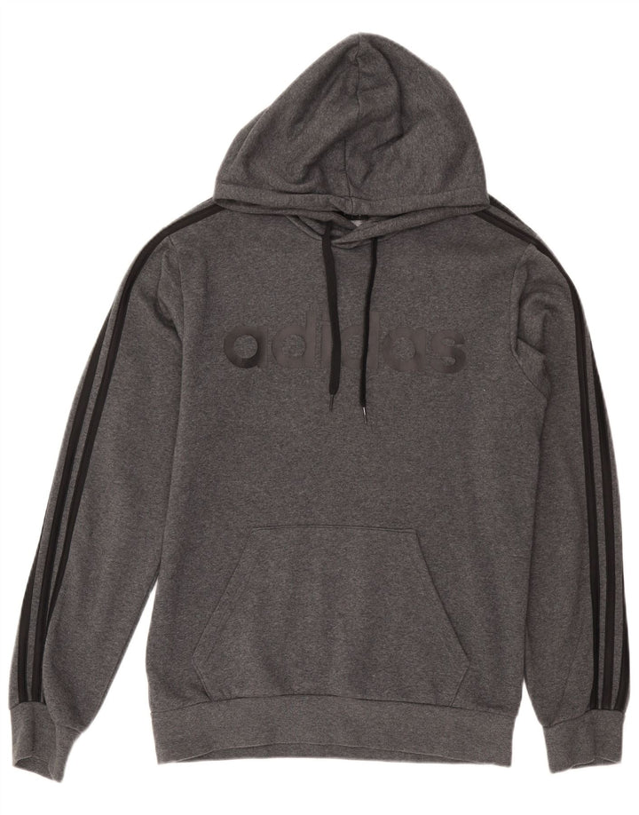 Tuta intera ADIDAS da uomo con grafica piccola in cotone grigio