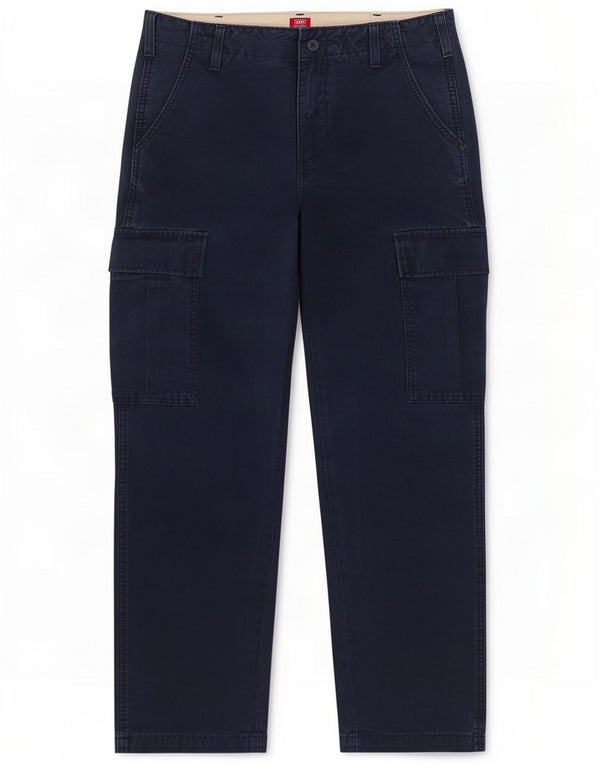 Pantaloni cargo dritti da uomo Levi's W30 L32 cotone blu navy