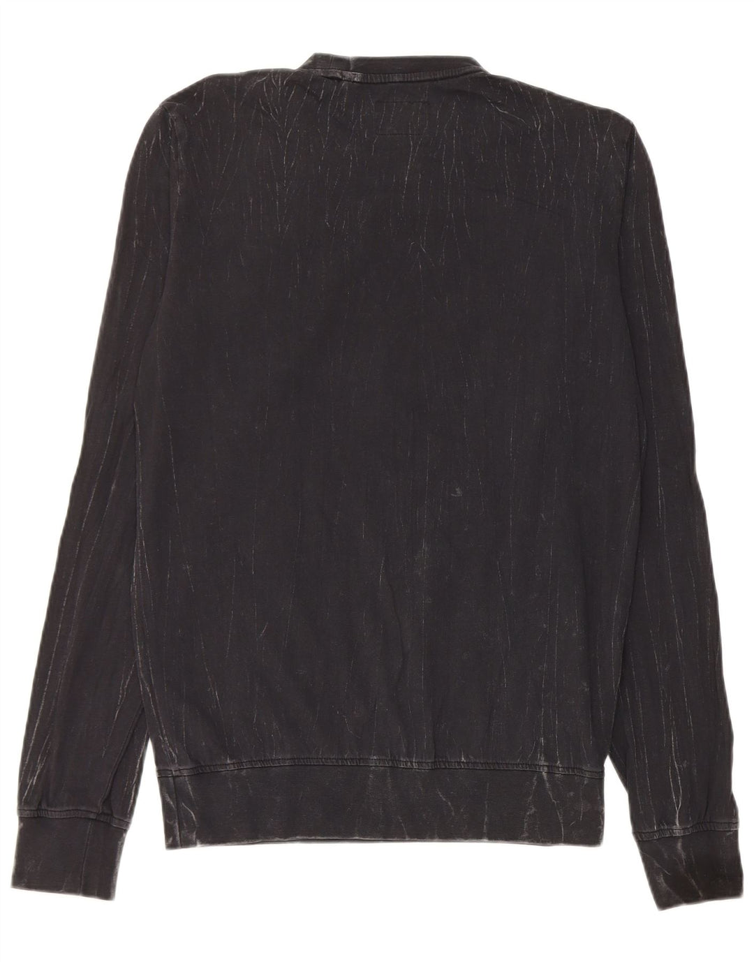 Top Guess Uomo Manica Lunga XS Cotone Nero
