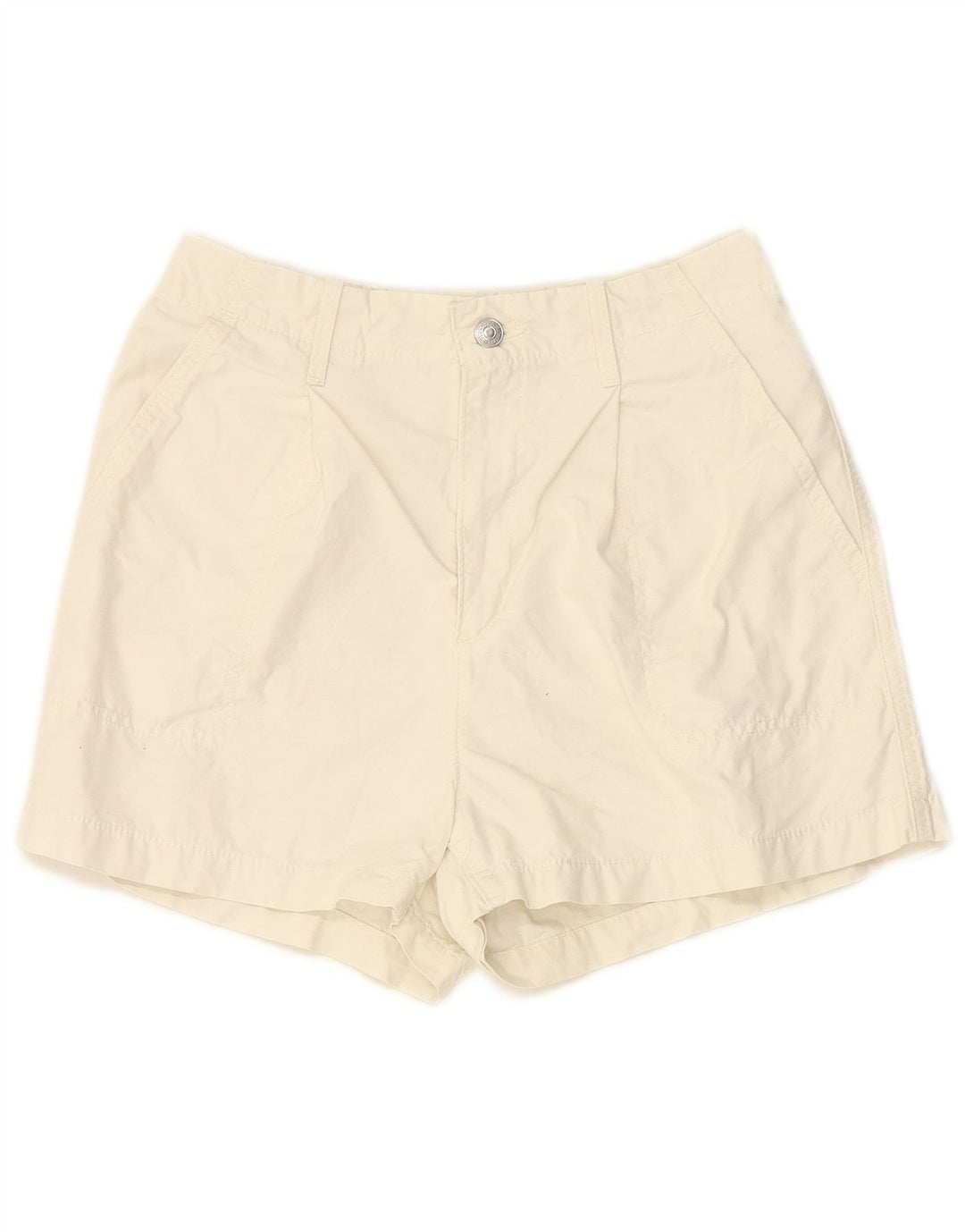LEVI'S Womens Casual Shorts W26 Small White Cotton